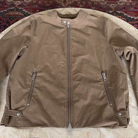 All Saints Basset Ramskull Bomber Jacket - Picture 6 of 13